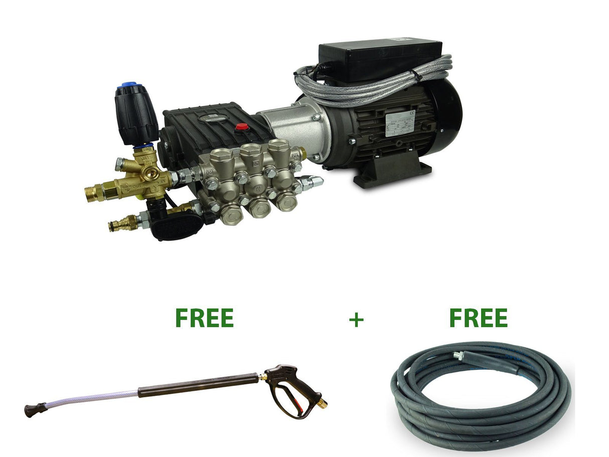 Three-Phase Automatic High-Pressure Pump 21L/Min 200 Bar 10HP