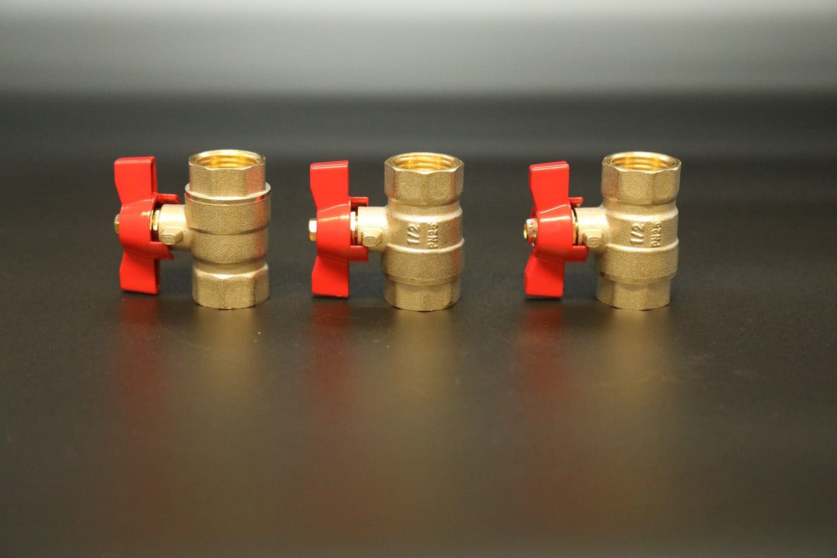 BRASS BALL VALVE 1/2" F/F