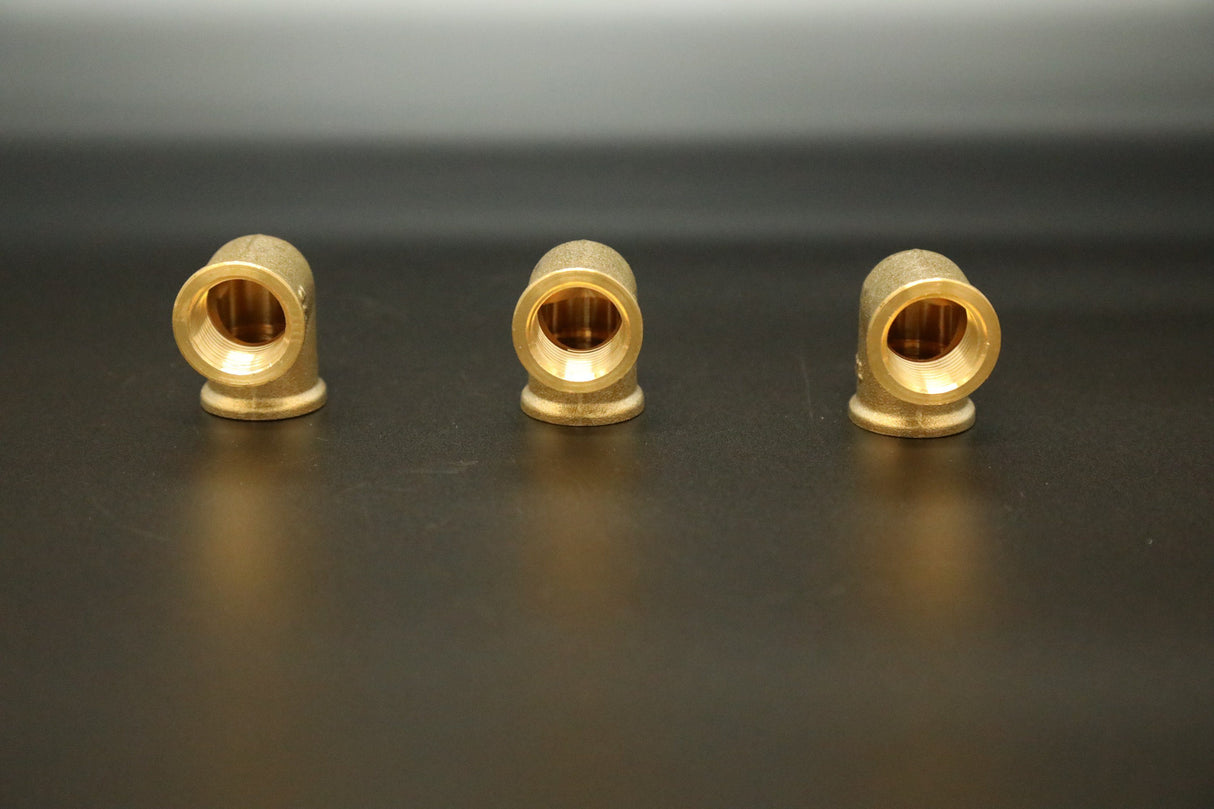 BRASS CONNECTOR L SHAPE 1/2'' F/F