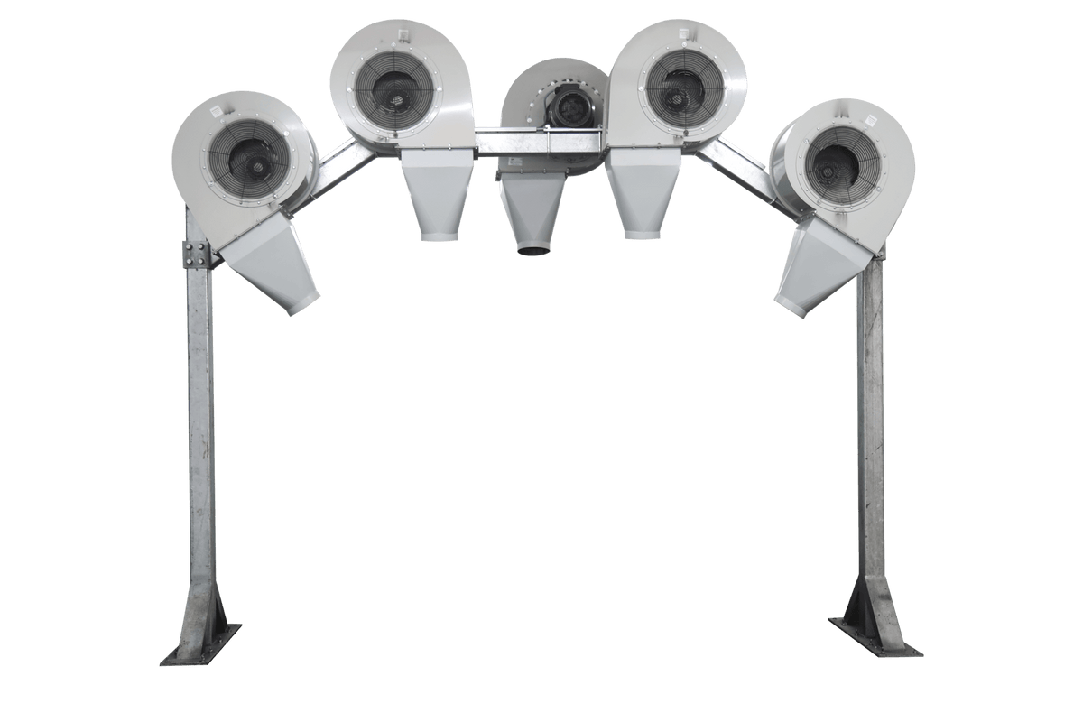 Super Turbo 5 Motor Dryer with double shower wax arch (DRY1)
