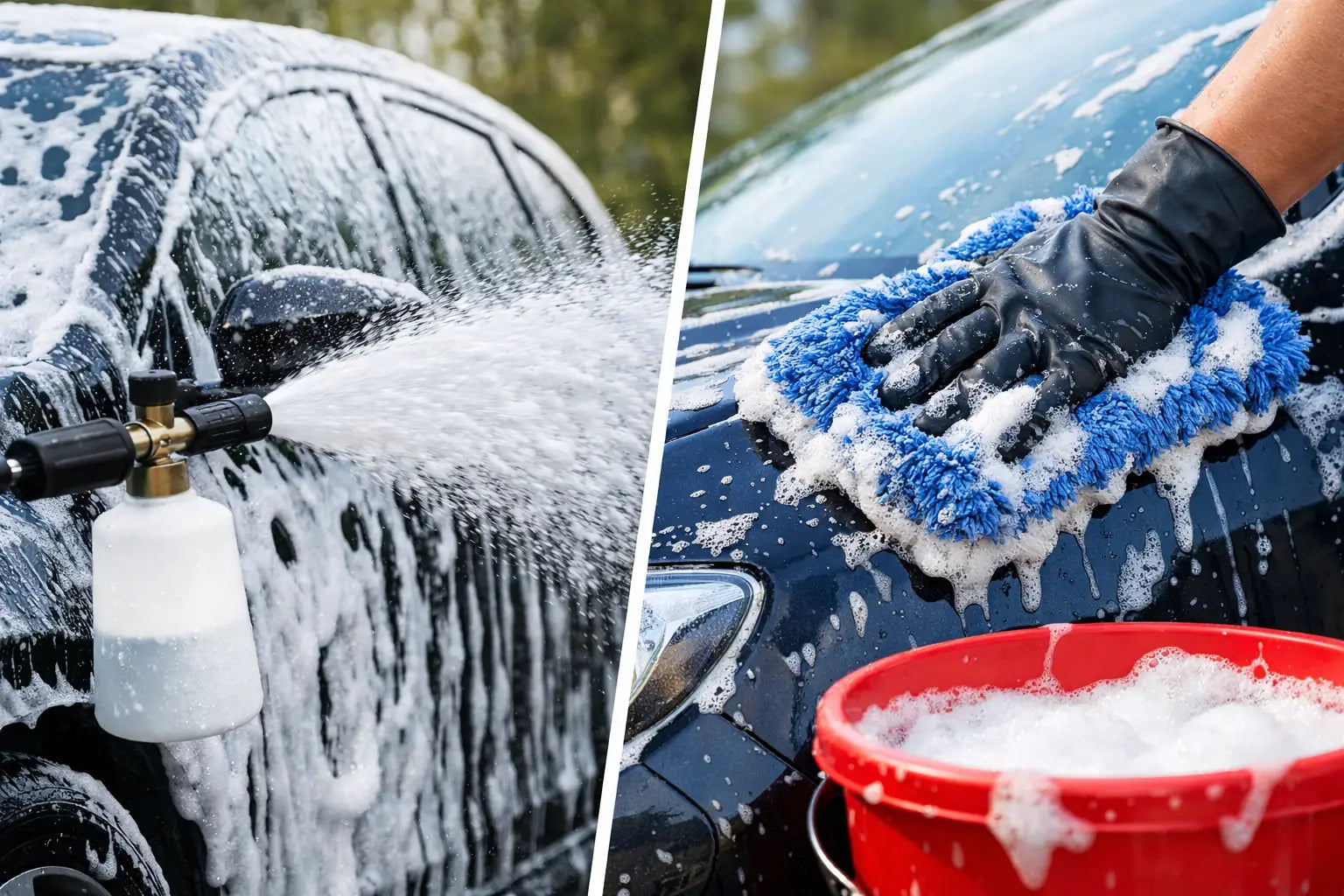 Snow Foam vs Shampoo: What Should You Use?
