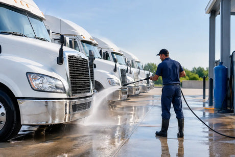 Truck Fleet Cleaning: A Practical Site Plan