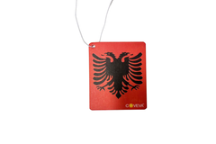 Square Albanian Flag Air freshener