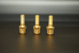 BRASS 1/2" M X HOSE TAIL 13.5