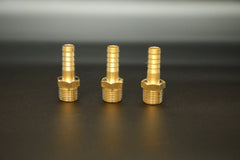 BRASS 1/2" M X HOSE TAIL 13.5