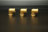 BRASS CONNECTOR  L SHAPE 1/2'' F/F