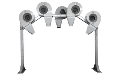 Super Turbo 5 Motor Dryer with double shower wax arch  (DRY1)