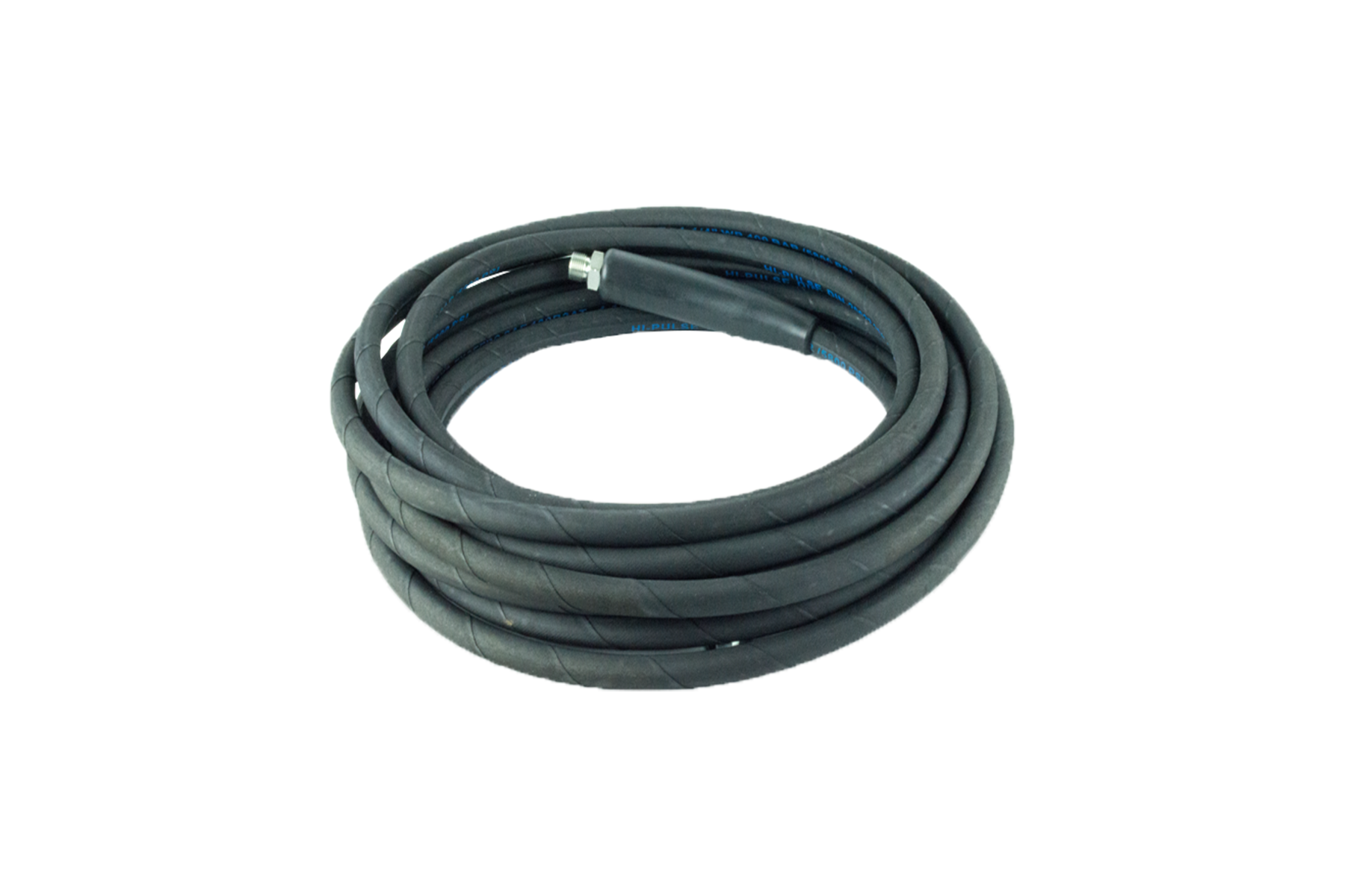 12m Double Wired HP Hose (3/8" M/F, 1/4" Bore)